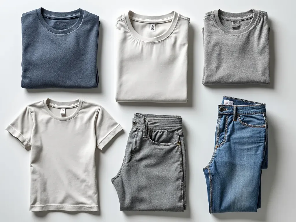 Assorted clothes ready for wash and fold in Marin County