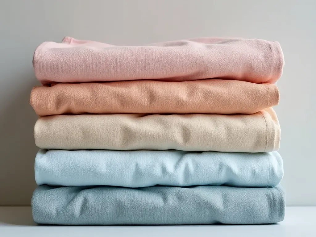 Neatly folded laundry for delivery in Belvedere